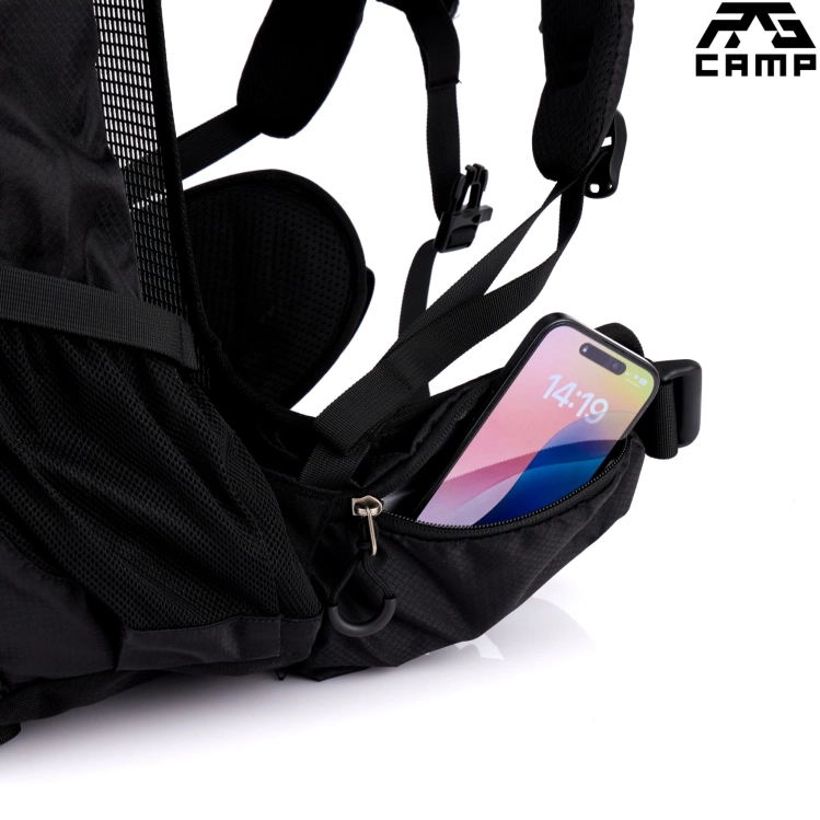 Pas biodrowy RG Camp 50 l – schowek na telefon