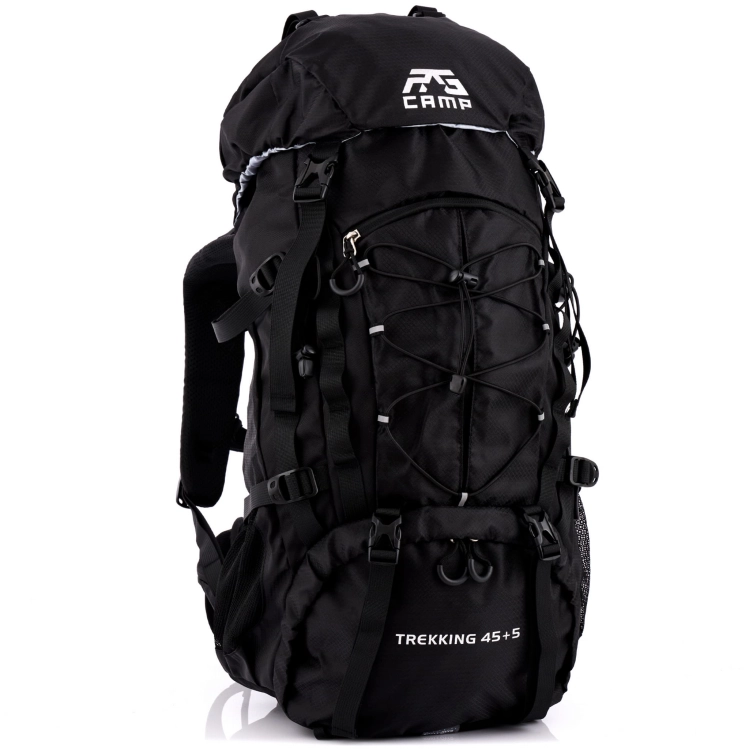 Plecak trekkingowy RG Camp 50 l czarny – przód