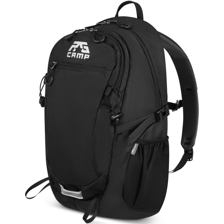 Plecak turystyczny 30L RG CAMP R30 czarny – widok z przodu