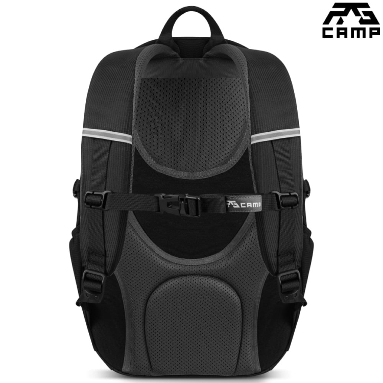 Plecak trekkingowy RG CAMP R30 30L czarny – system wentylacji pleców