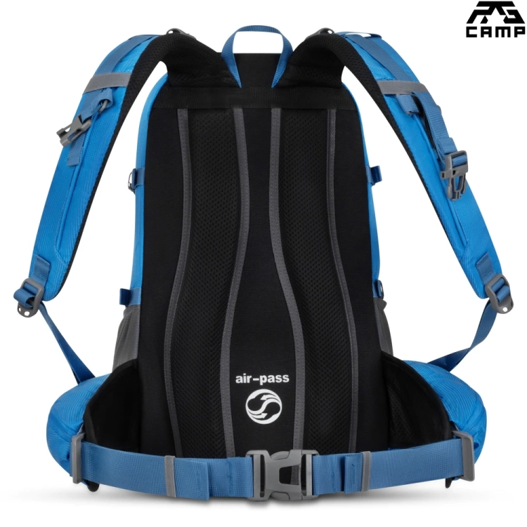 Plecak górski 30L RG Camp Lite niebieski – system wentylacji pleców