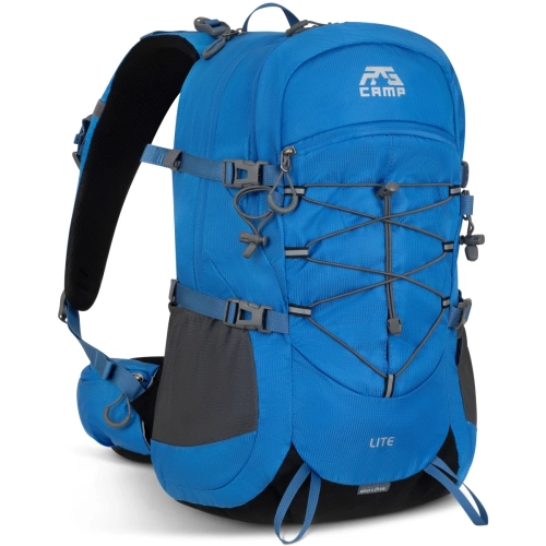 Plecak górski 30L RG Camp Lite niebieski – widok z przodu pod kątem