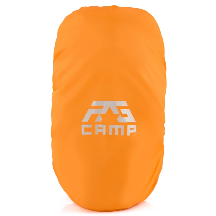 Pokrowiec przeciwdeszczowy RG CAMP pomarańczowy na plecak turystyczny 20–30L