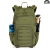 Plecak wojskowy 25l RG CAMP RG1920 zielony – przód z akcesoriami