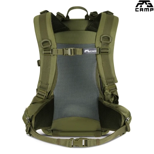 Plecak wojskowy 25l RG CAMP RG1920 zielony – tył i system nośny