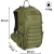 Plecak wojskowy 25l RG CAMP RG1920 zielony – wymiary 48 × 28 × 19 cm
