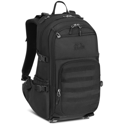 Plecak taktyczny 25l RG CAMP RG1920 czarny – widok z przodu