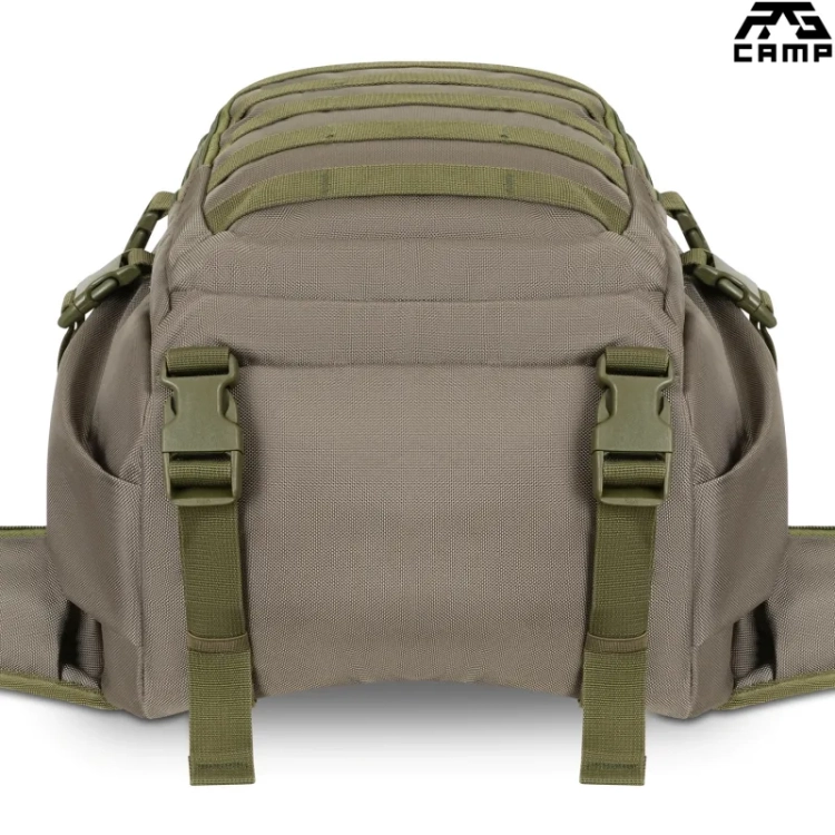 Plecak survivalowy 25l RG CAMP RG1920 khaki – widok od spodu