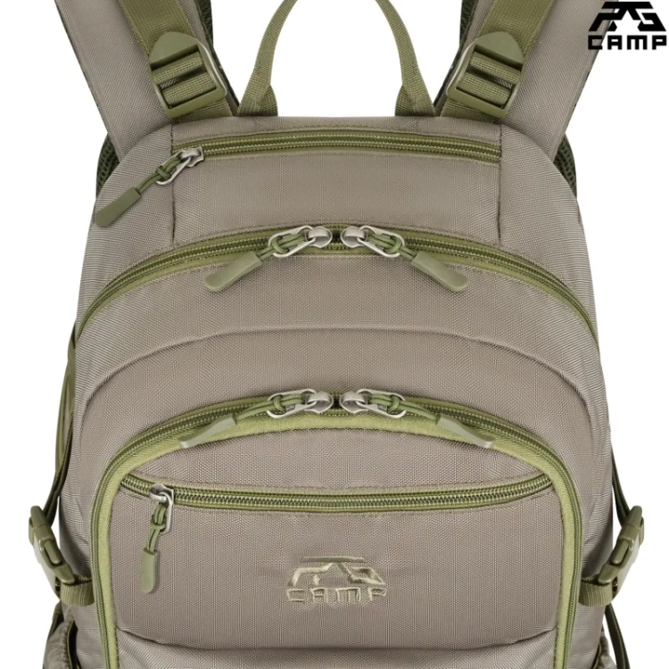 Plecak survivalowy 25l RG CAMP RG1920 khaki – widok z góry