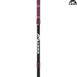Kije trekkingowe RG CAMP FoldPro Cork burgundy zatrzask blokujacy segmenty