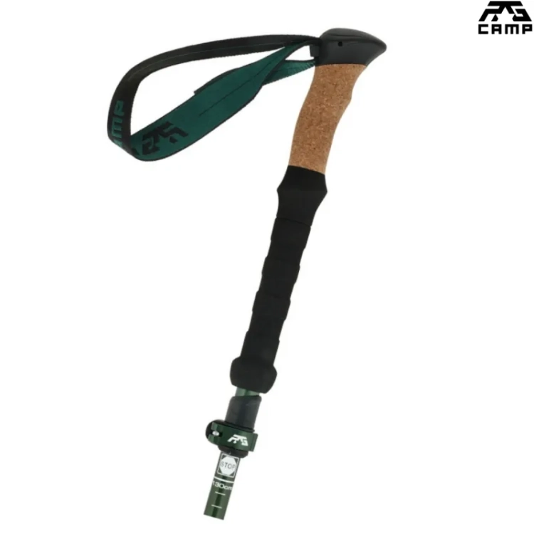 Rękojeść z korka i pianki EVA w kijkach RG CAMP FoldPro Cork green