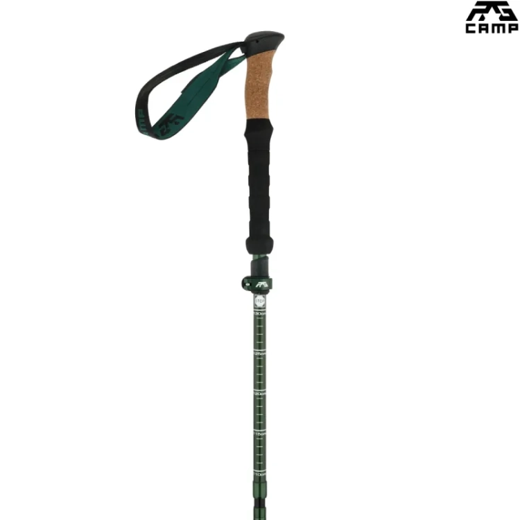 Miarka regulacji długości na kijkach RG CAMP FoldPro Cork green