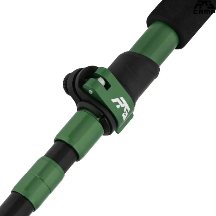 Metalowa klamra zaciskowa w kijach RG CAMP FoldPro EVA green