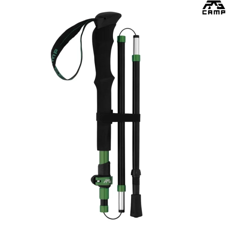 Kije RG CAMP FoldPro EVA green po złożeniu – 36 cm długości