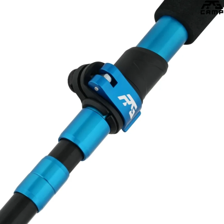 Metalowa klamra zaciskowa w kijkach RG CAMP FoldPro EVA blue