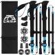 Kijki w góry składane RG CAMP FoldPro EVA blue – kompletny zestaw