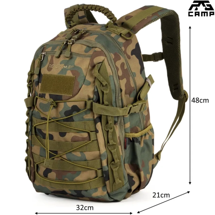 Plecak ucieczkowy RG CAMP Urban 30l wz.93 – wymiary 48 × 32 × 21 cm