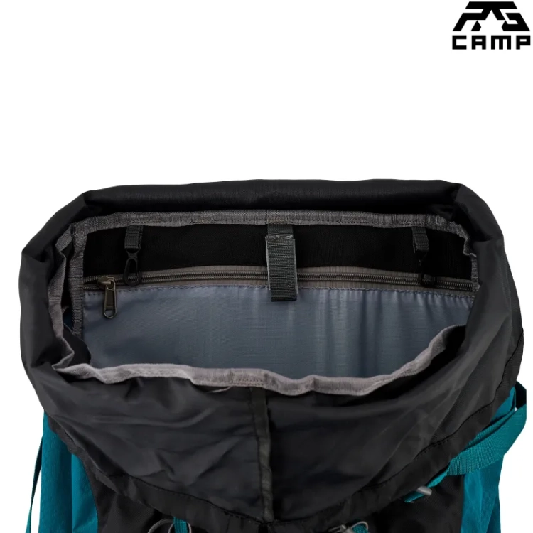 Plecak trekkingowy 60l RG CAMP morski – komora główna