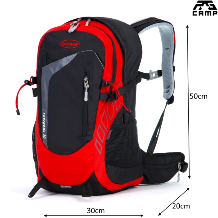 Plecak turystyczny RG CAMP Energetic 30l – wymiary 50 × 30 × 20 cm