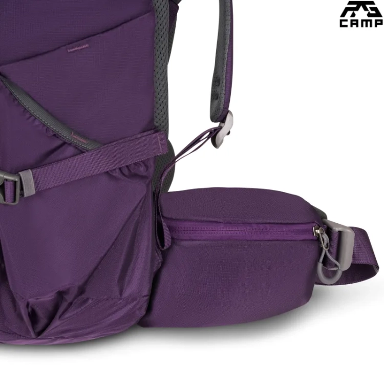 Pas biodrowy plecaka turystycznego RG CAMP Wetlina 30L fioletowego