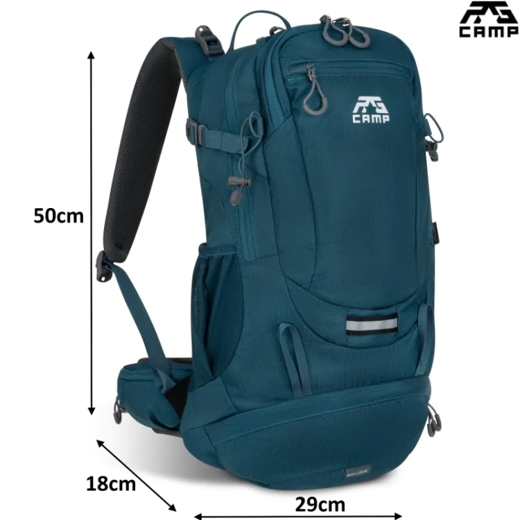 Plecak trekkingowy 25L RG Camp Active morski – wymiary 50 × 29 × 18 cm