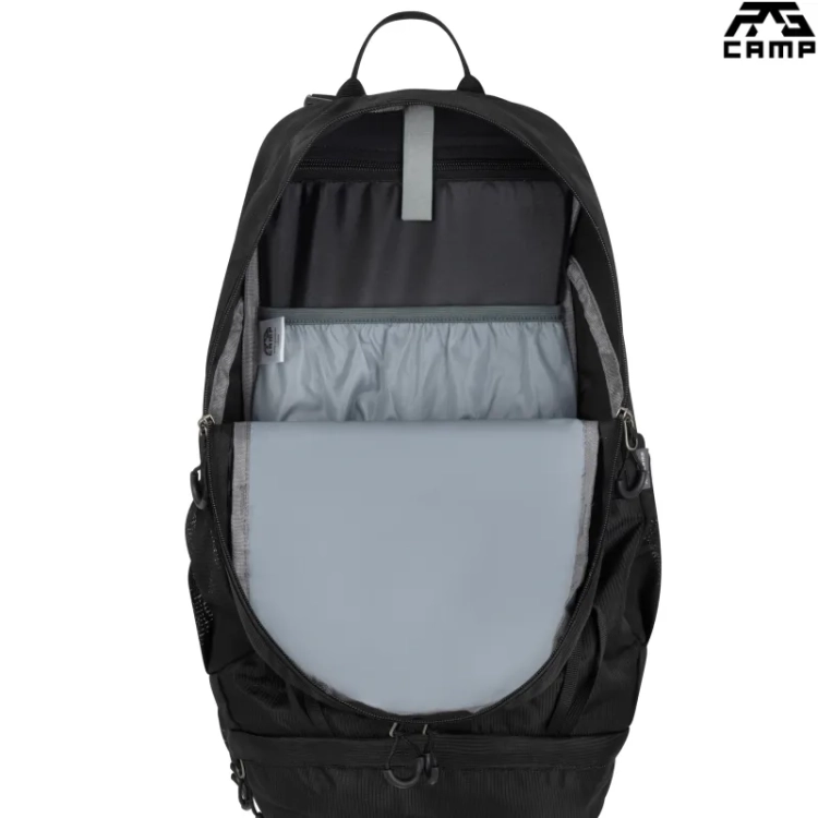 Plecak turystyczny 25L RG CAMP Active czarny – komora główna