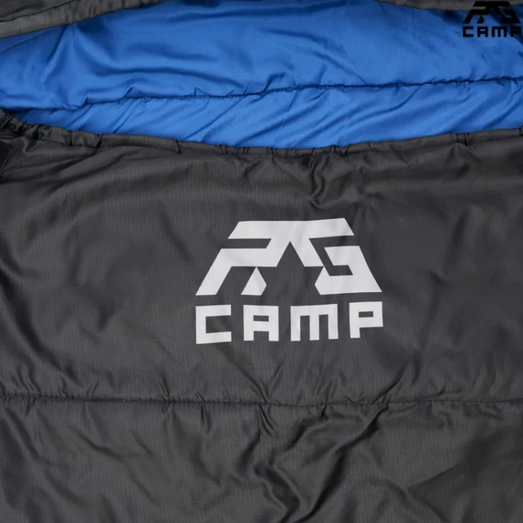 Śpiwór turystyczny RG CAMP Comfort czarny – zbliżenie na materiał