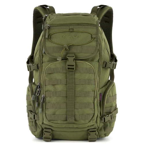 Plecak militarny 30l RG CAMP Trail zielony – widok z przodu