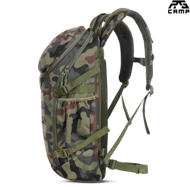 Plecak harcerski 20l RG CAMP RGX1410 moro – widok z boku