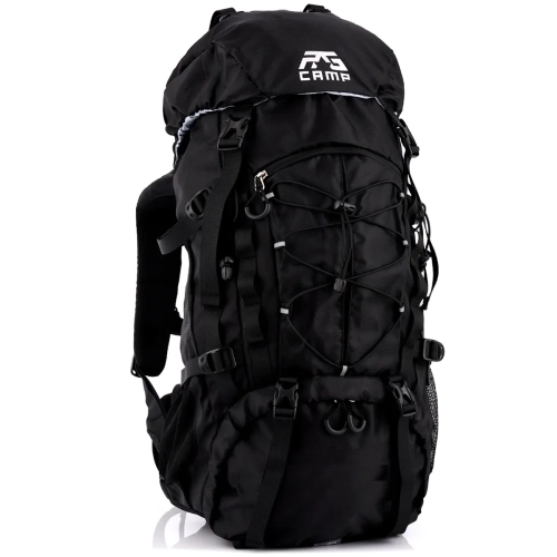 Plecak turystyczny 40l RG CAMP Adventure czarny – widok z przodu