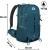Plecak górski 30l RG CAMP Lite morski – wymiary 50 × 30 × 24 cm