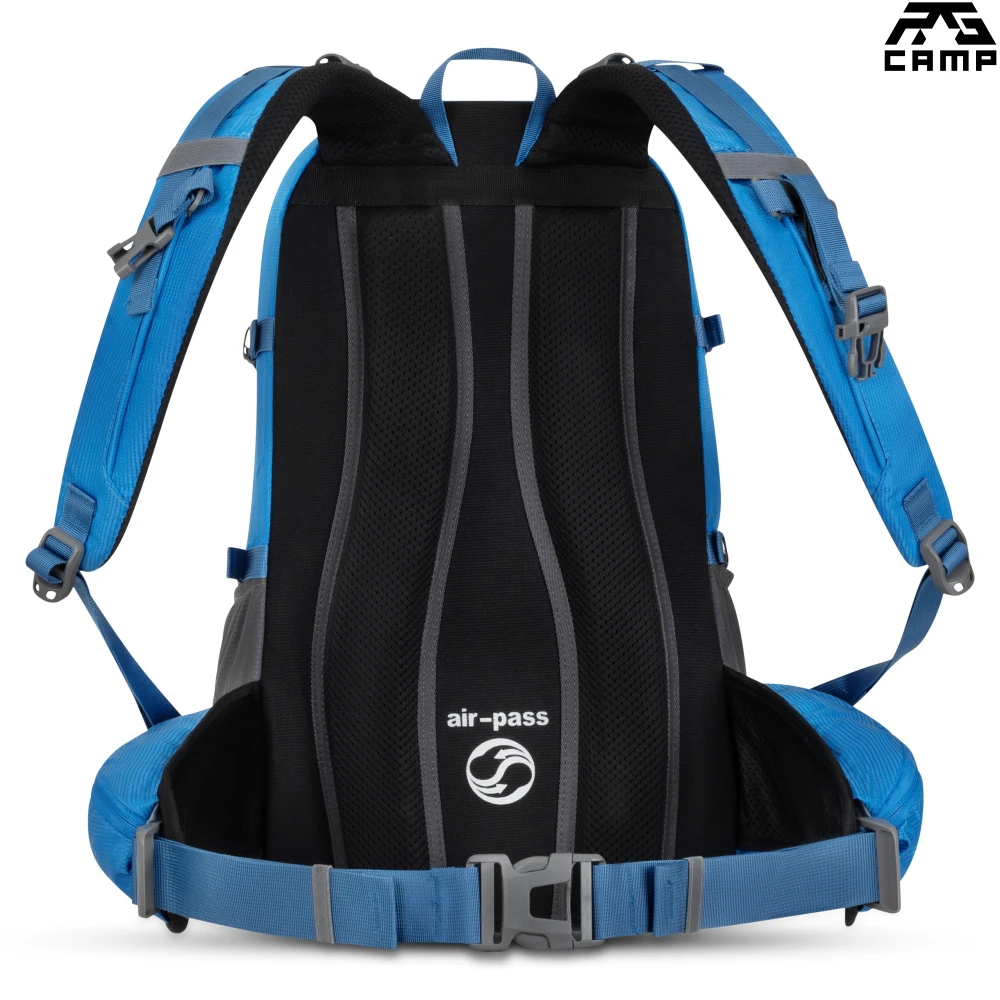 Plecak górski 30L RG Camp Lite niebieski – system wentylacji pleców