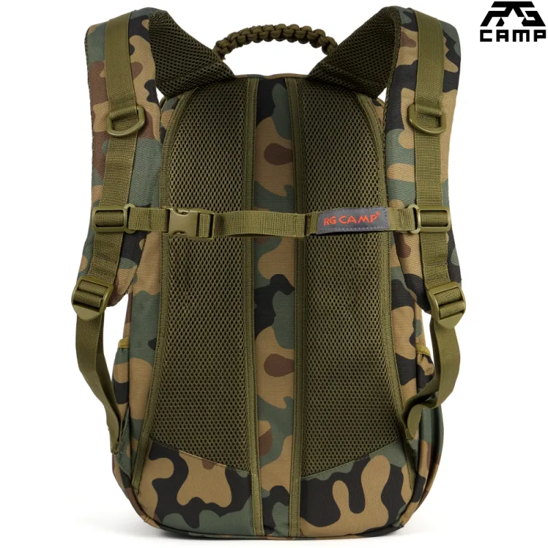 Tył plecaka ucieczkowego RG CAMP Urban 30l wz.93 z systemem nośnym