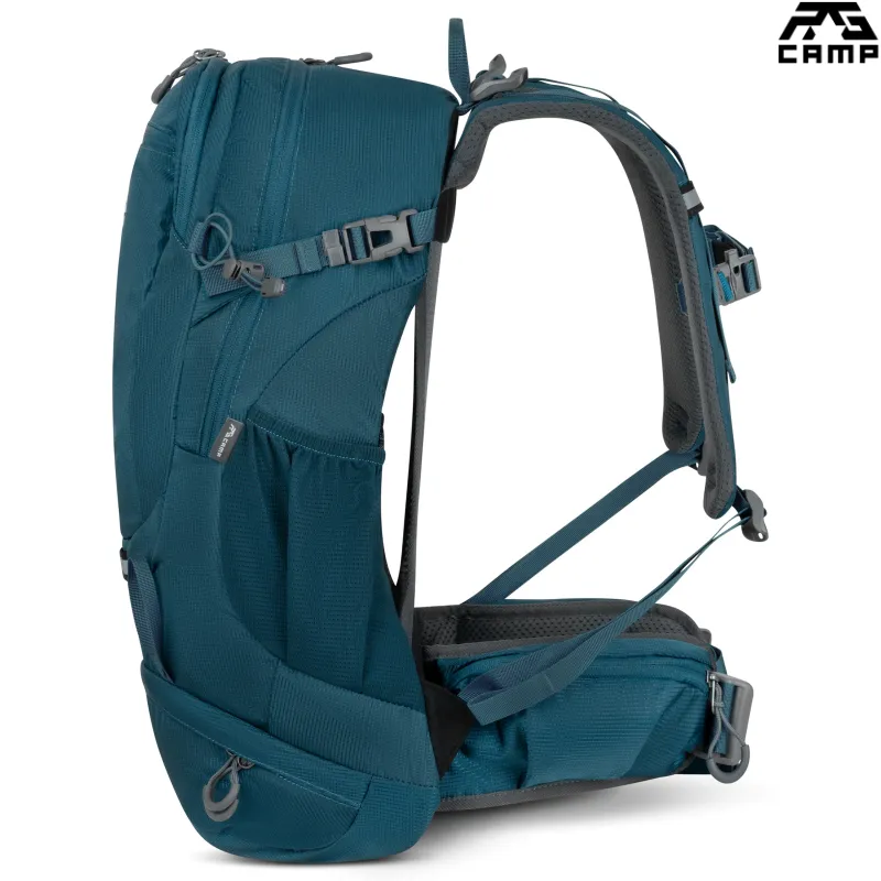 Plecak trekkingowy 25L RG CAMP Active morski widok z boku